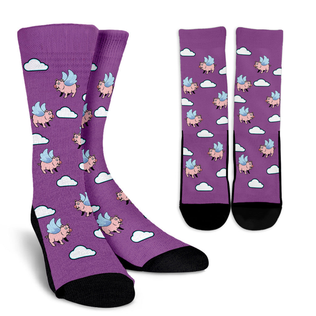 flying pig socks