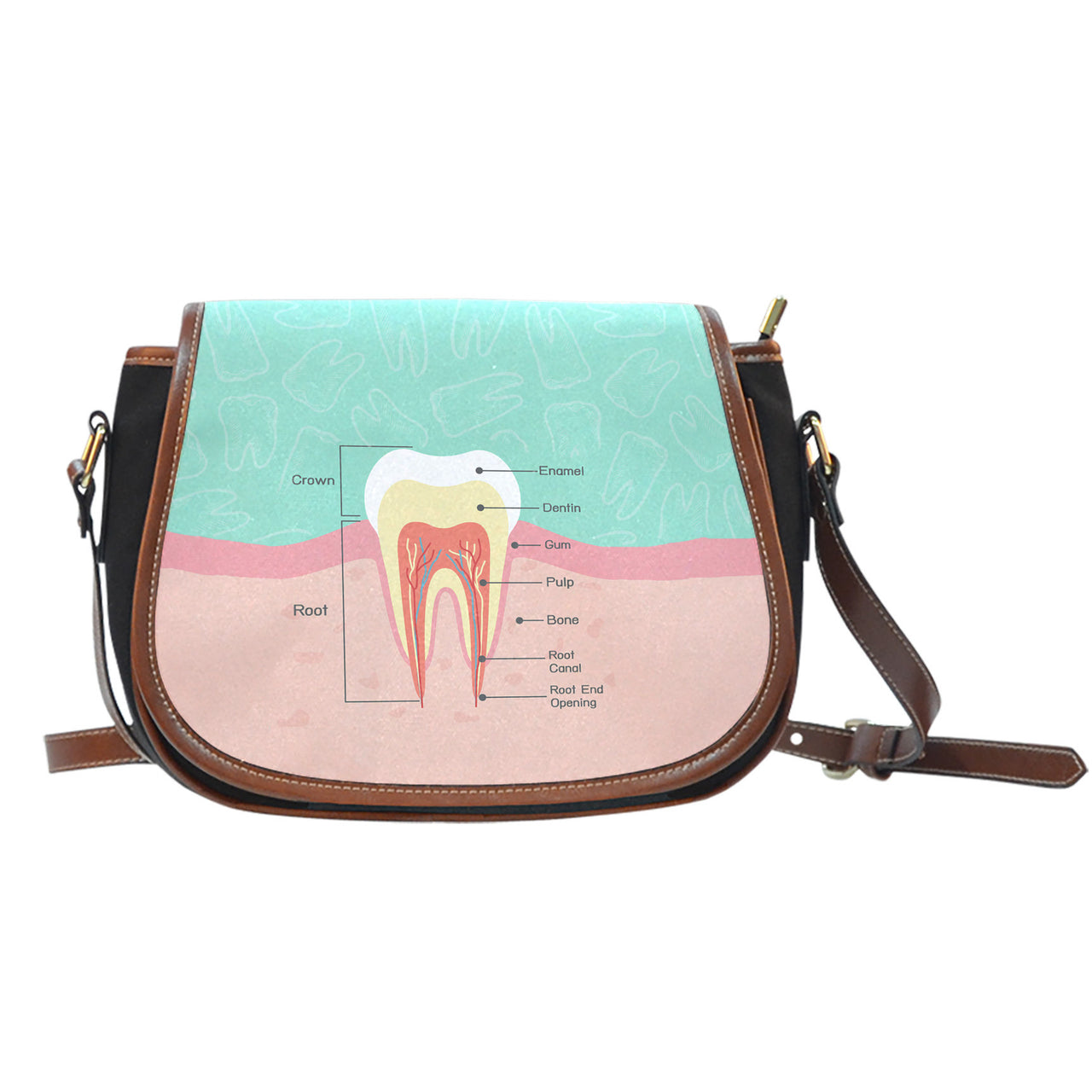 Dentist Diagram Saddle Bag