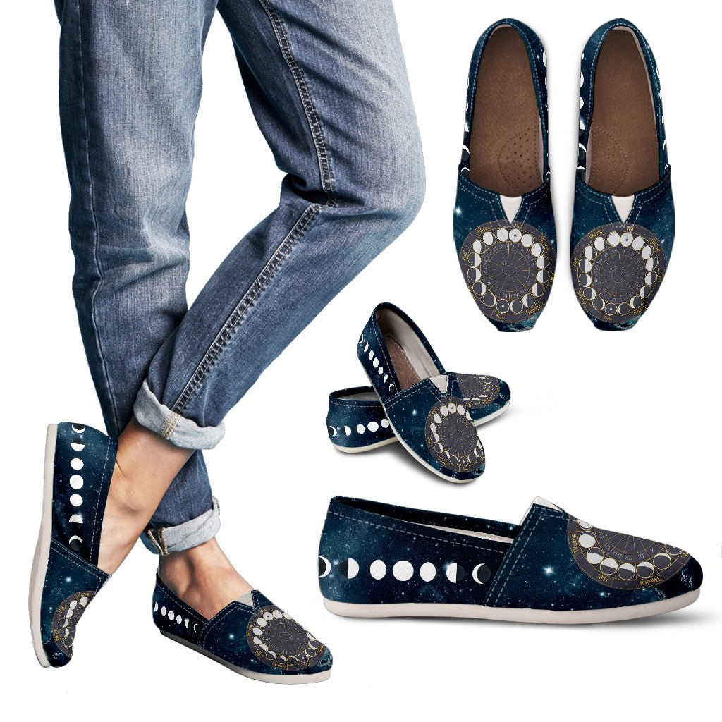 Phases of the Moon Casual Shoes