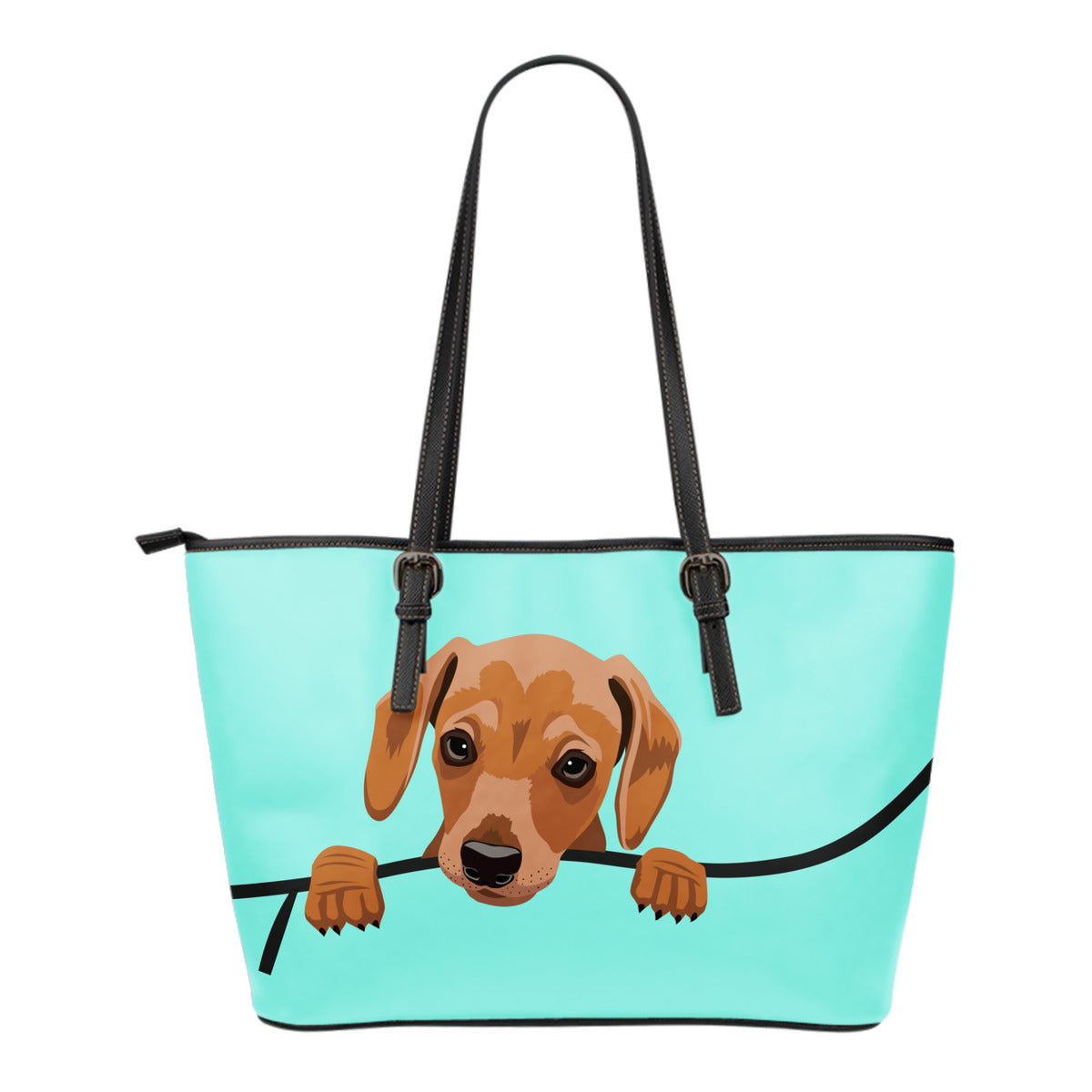 Popping Pup Dachshund Tote Bag