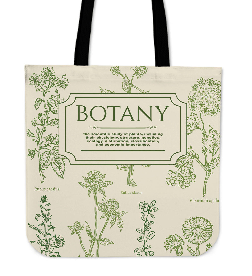 Botany Notebook Linen Tote Bag