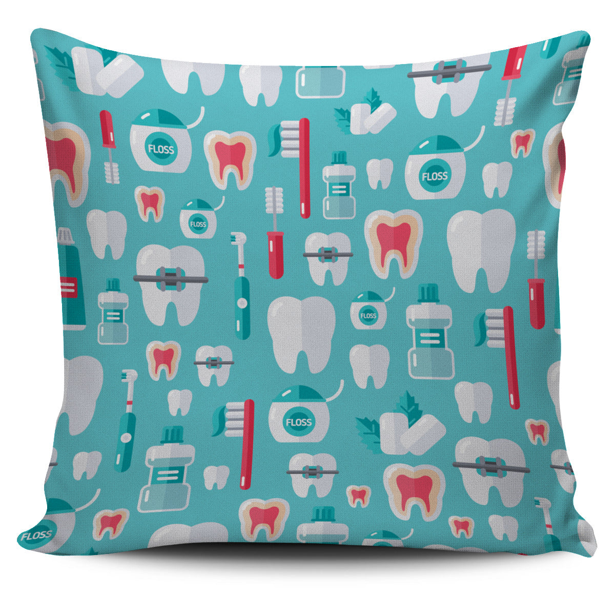 Dentist Pattern Pillow Cover