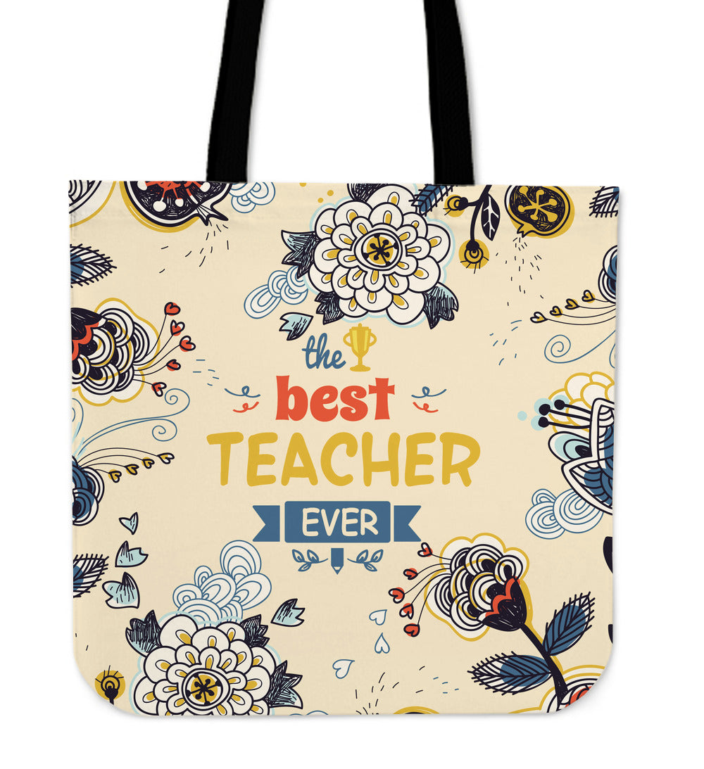 Teacher Award Linen Tote Bag