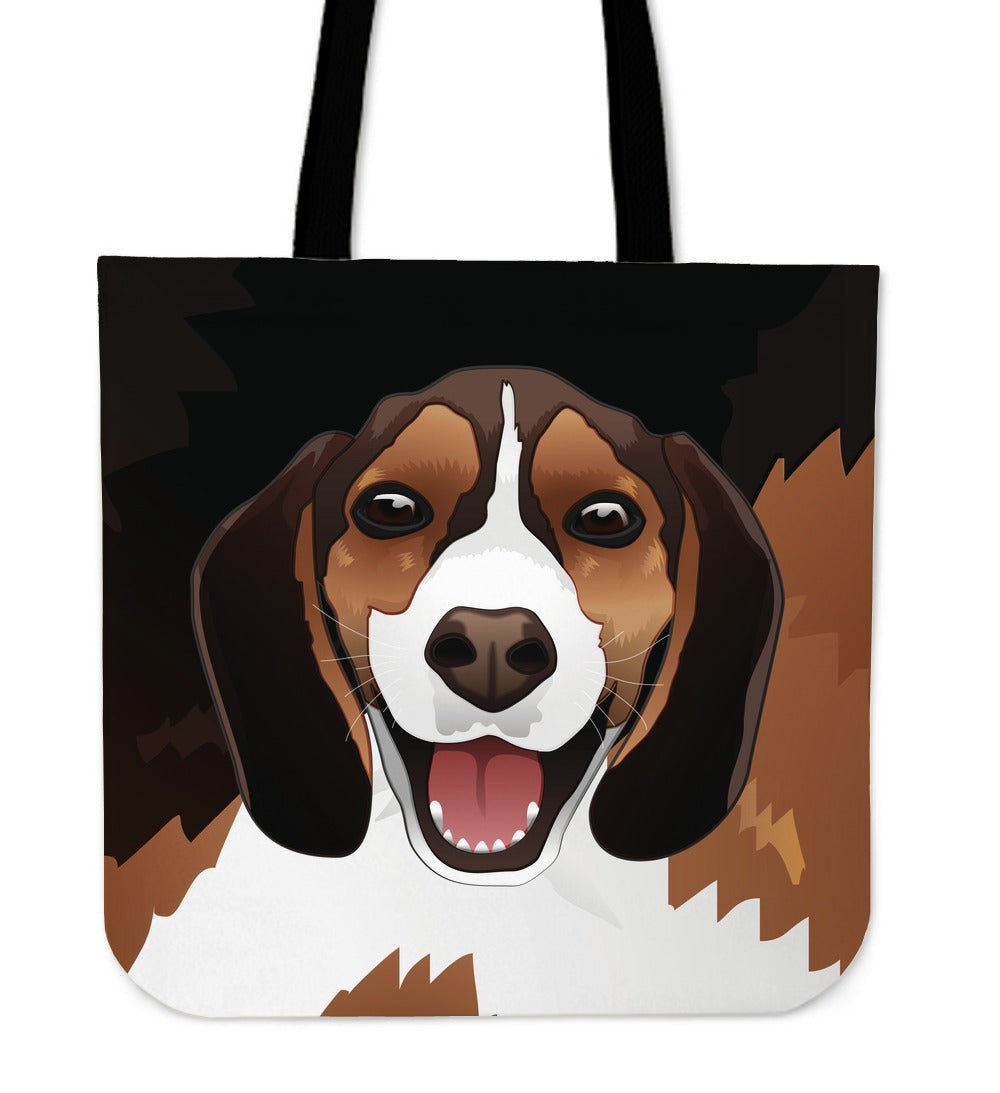 Real Beagle Dog Cloth Tote Bag