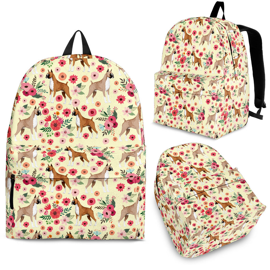 Boxer Flower Backpack
