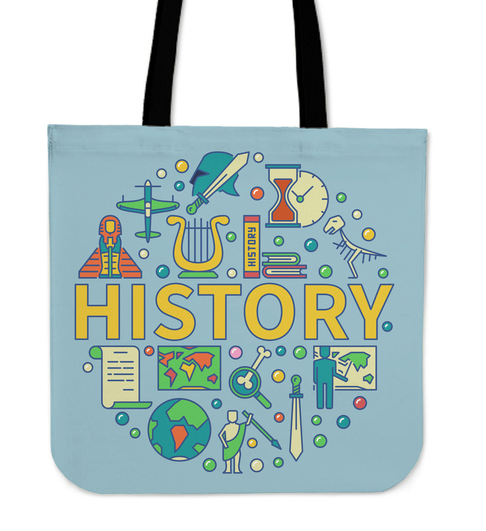 History Linen Tote Bag