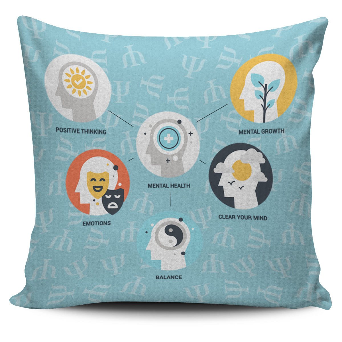 Psychology Pillow Cover