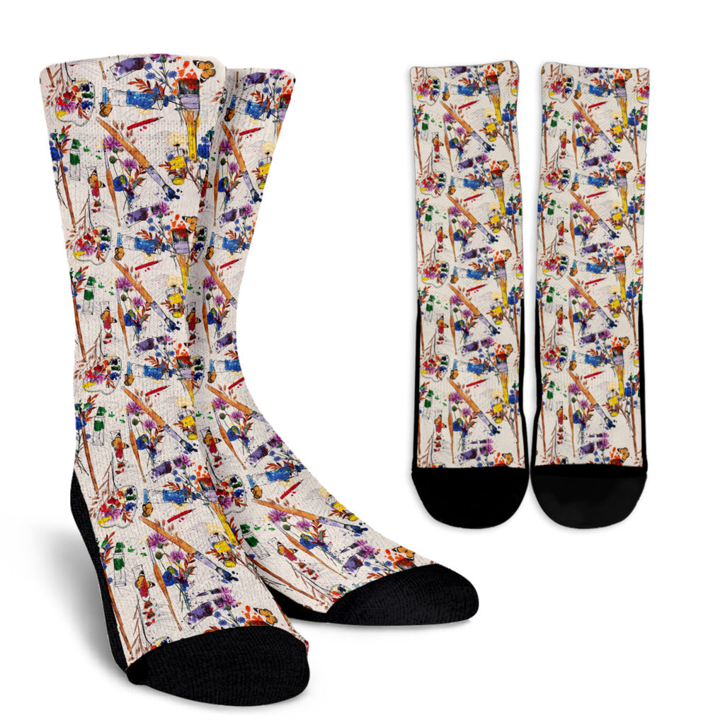 Wildflower Artist Socks