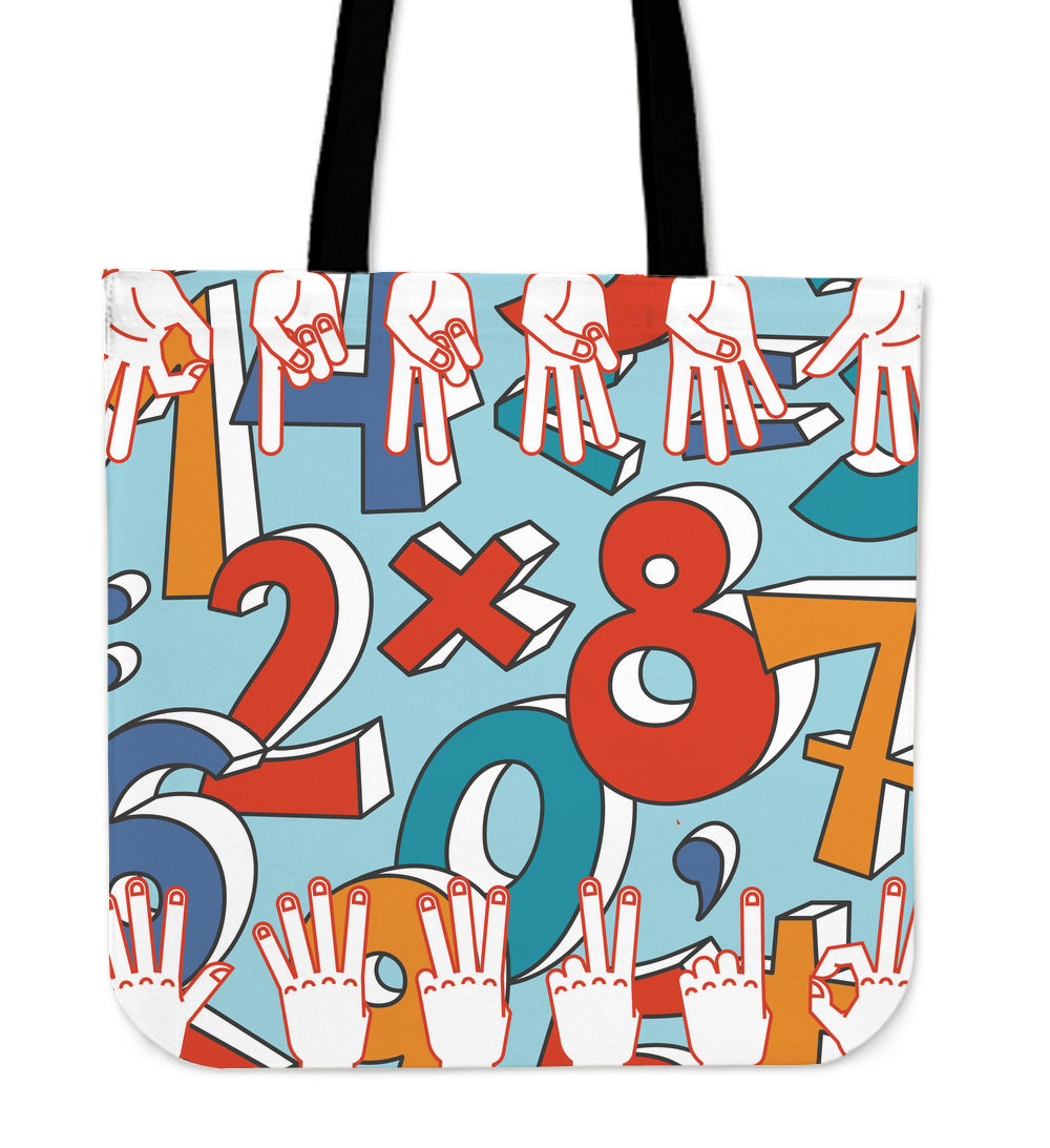 Count Me In Linen Tote Bag