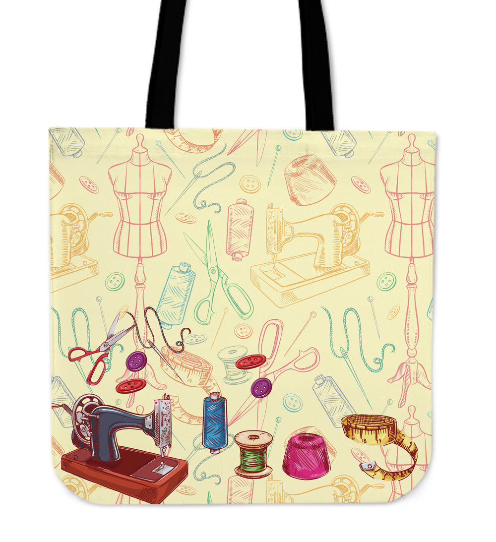 Sewing Lovers Linen Tote Bag