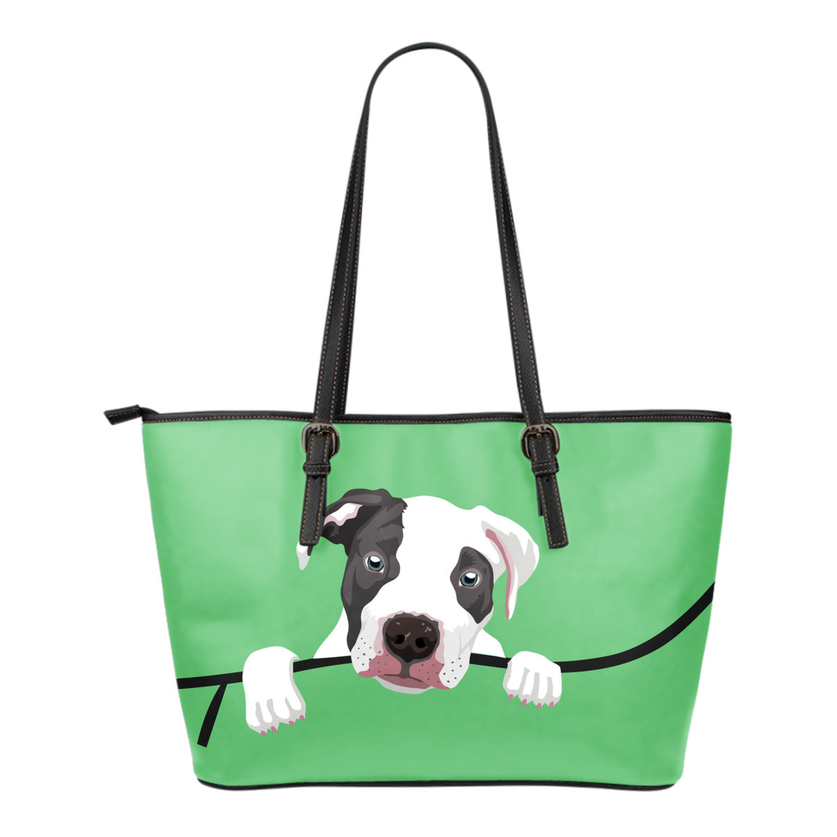 Popping Pup Pit Bull Tote Bag