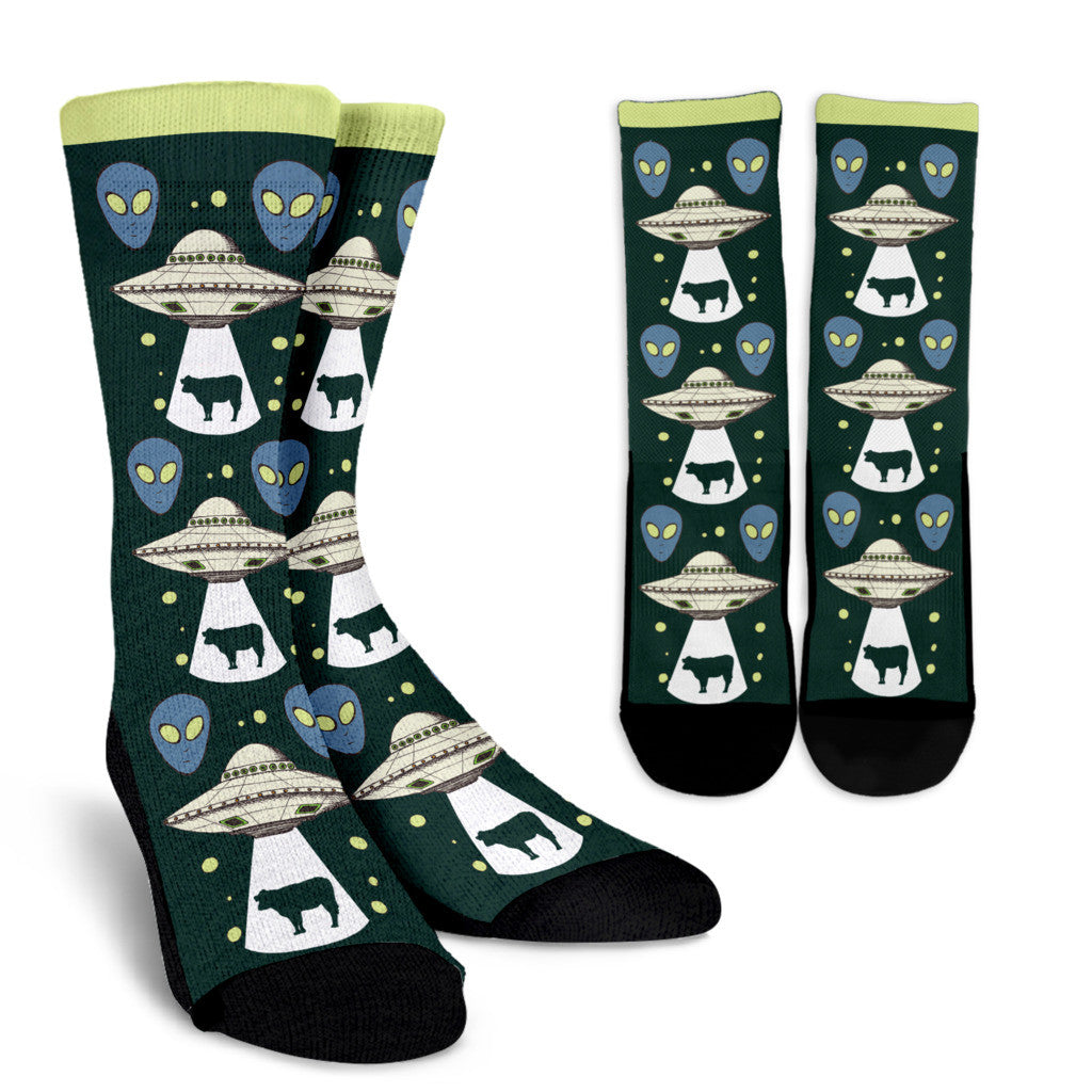 UFO Pattern Socks