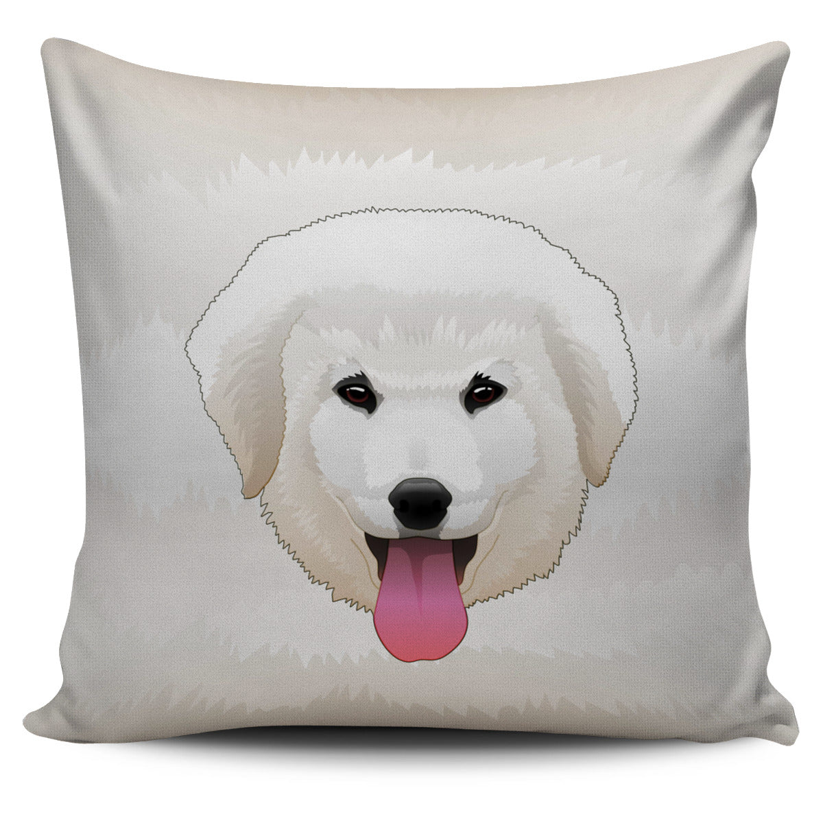 Real Great Pyrenees Pillow Cover