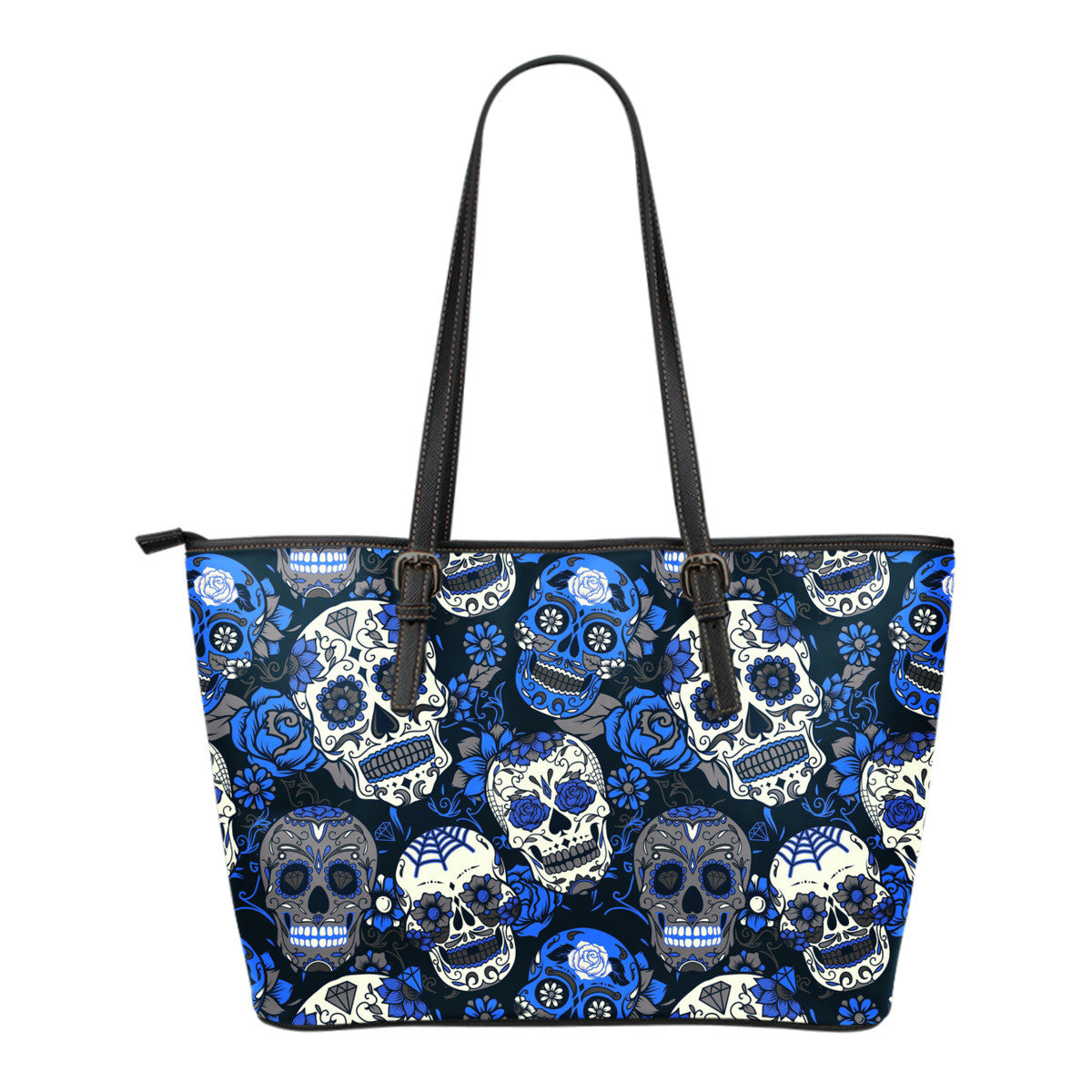 Offers Blue Sugar Skull Bucket Bag