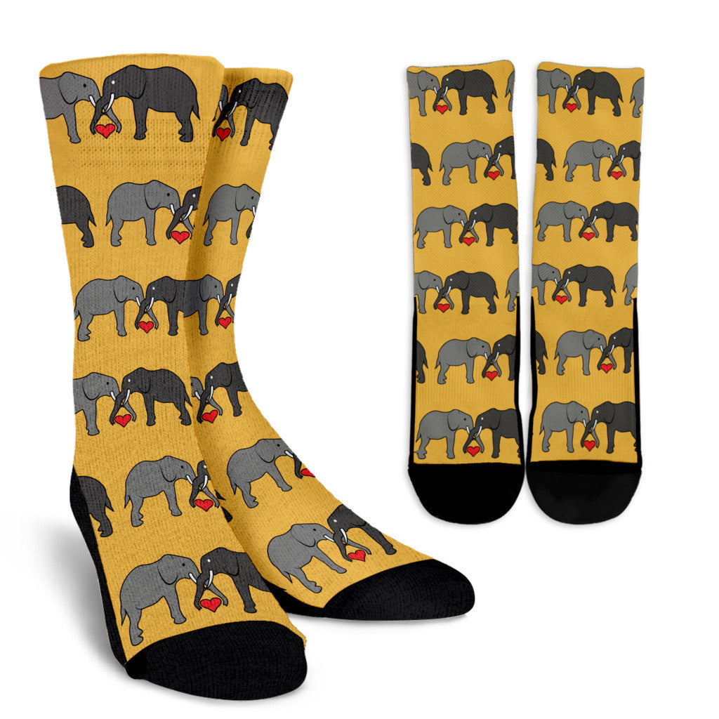 Elephant Pattern Socks