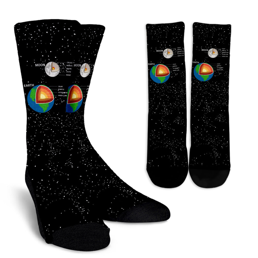 Earth Structure Socks