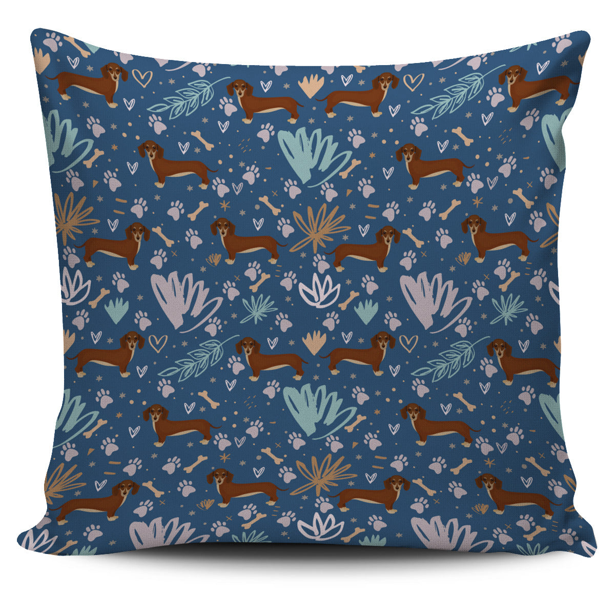 Playful Dachshund Pillow Cover