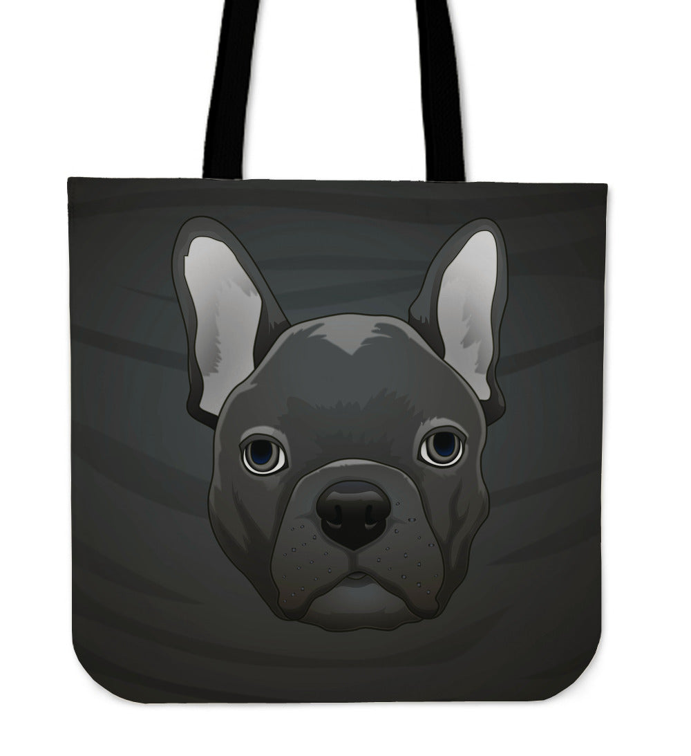 Real French Bulldog Tote Bag