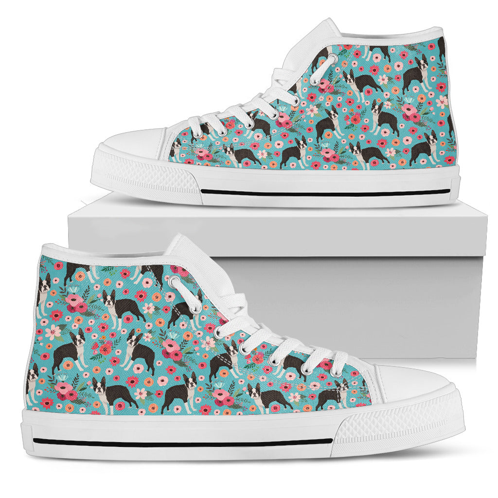 Boston Terrier Flower Shoes