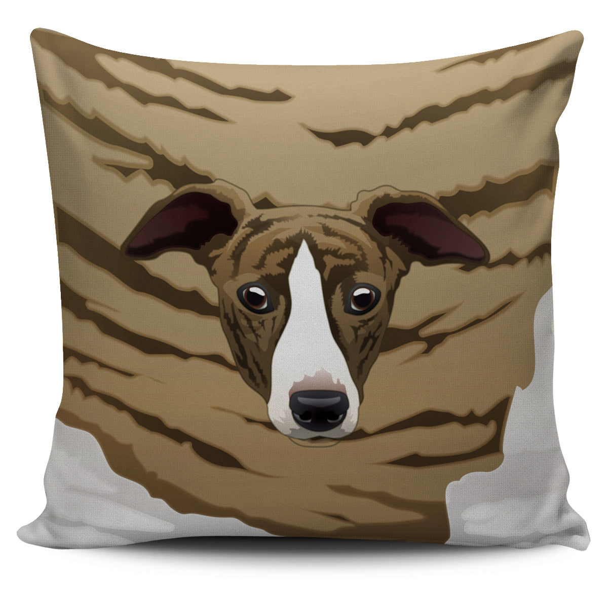 Real Whippet Pillow Cover
