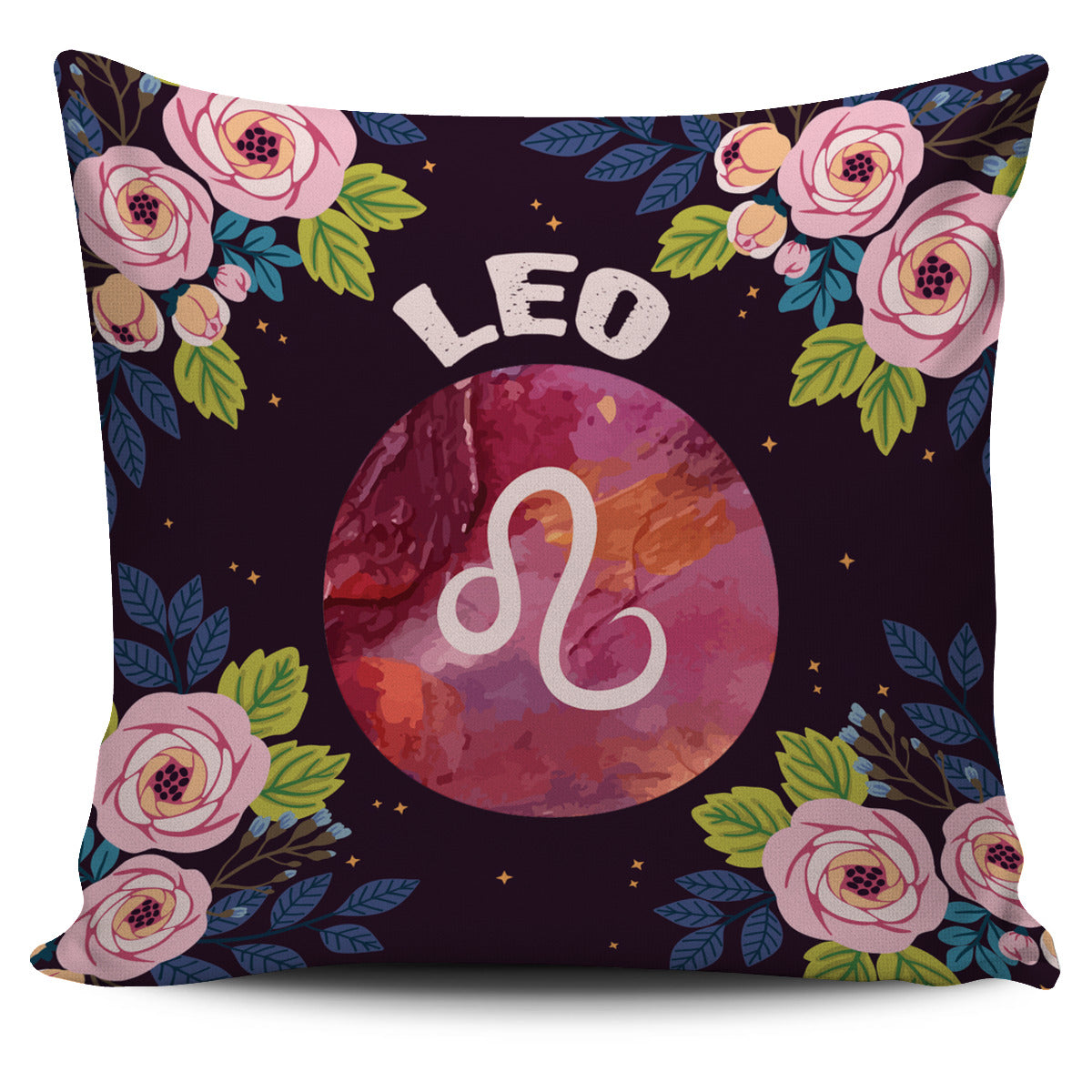 Leo Vibes Pillow Cover