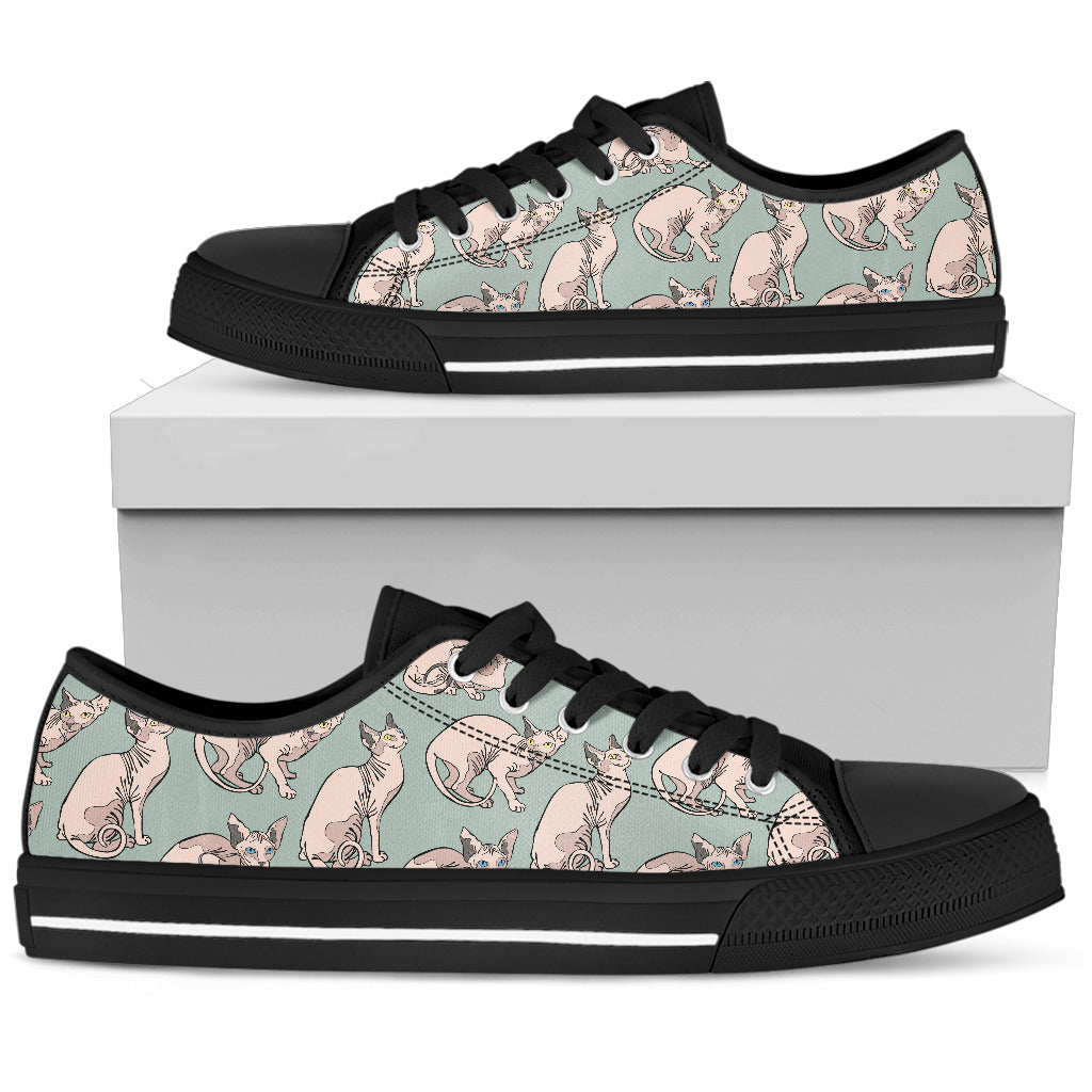 Sphynx  Pattern Low Top Shoes