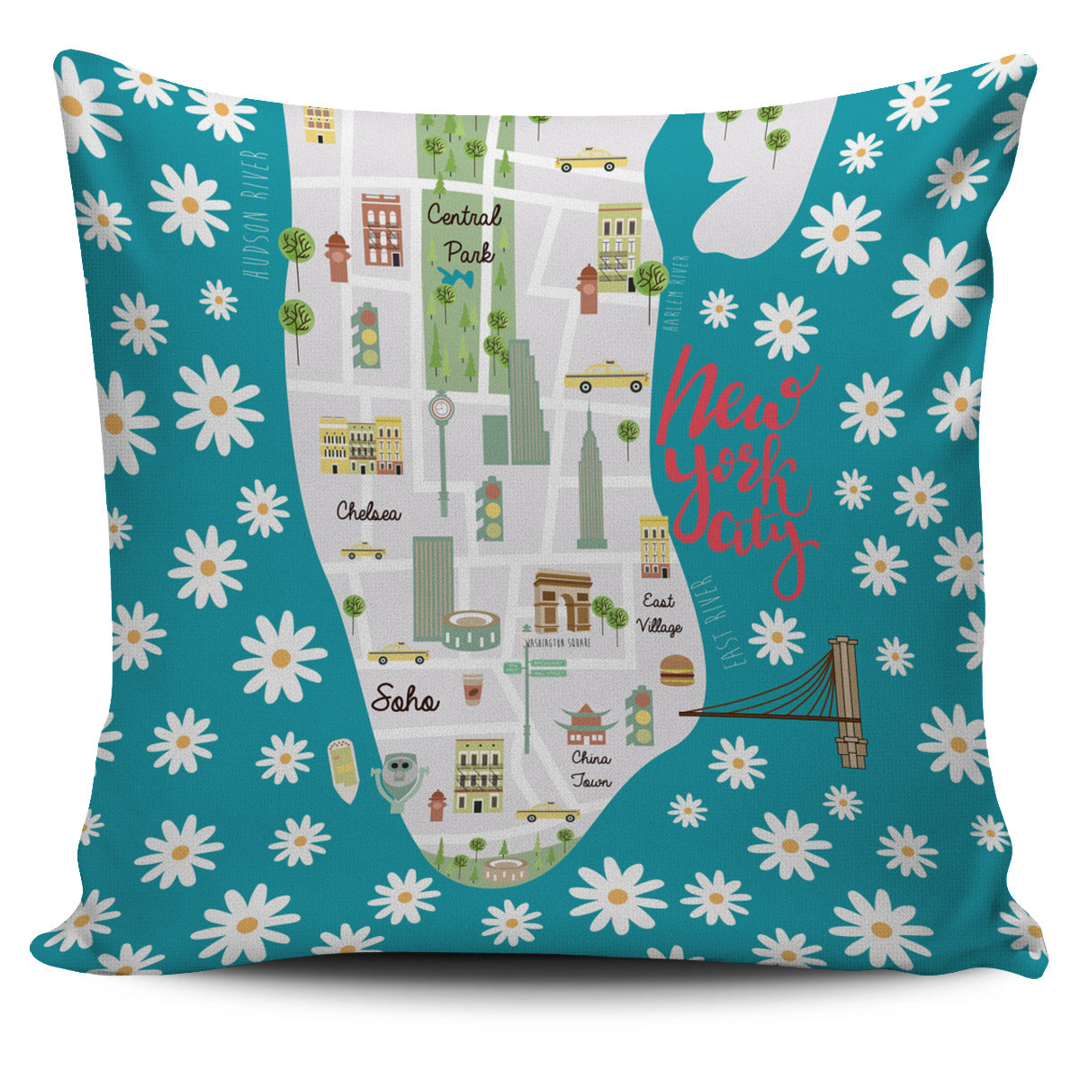 New York City Pillow Cover