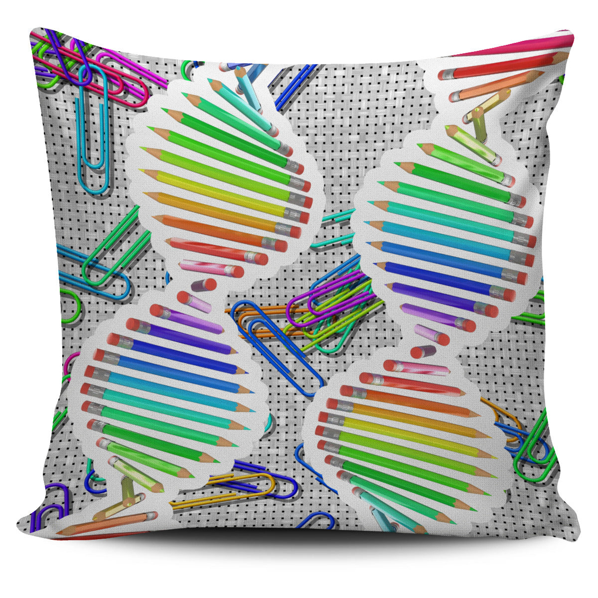 Pencil DNA Pillow Cover