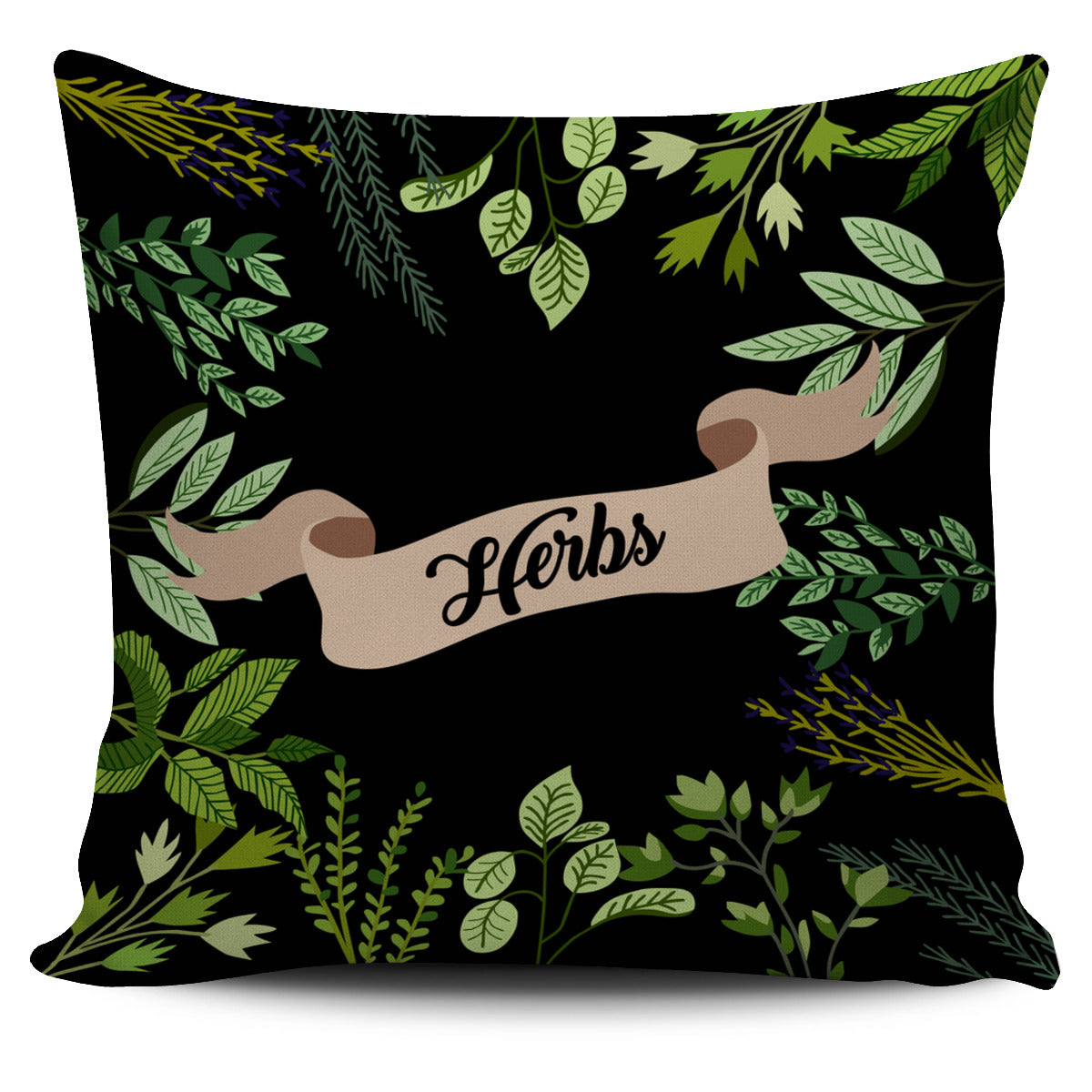Herb Garden Pillow Cover