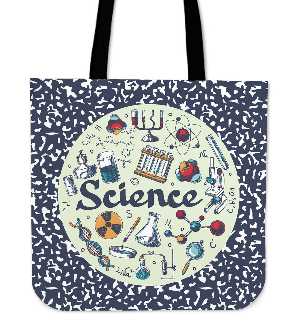 Science Composition Linen Tote Bag