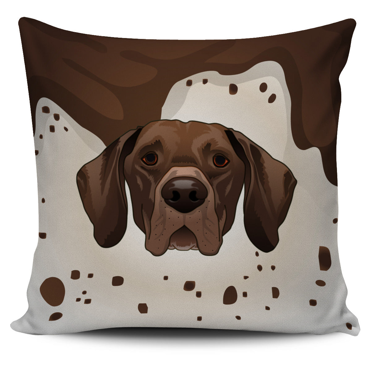 Real German Shorthair Pointer Pillow Cover