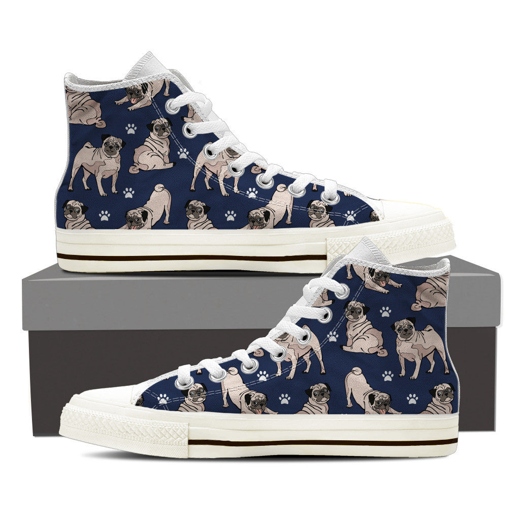 Pug Pattern Shoes