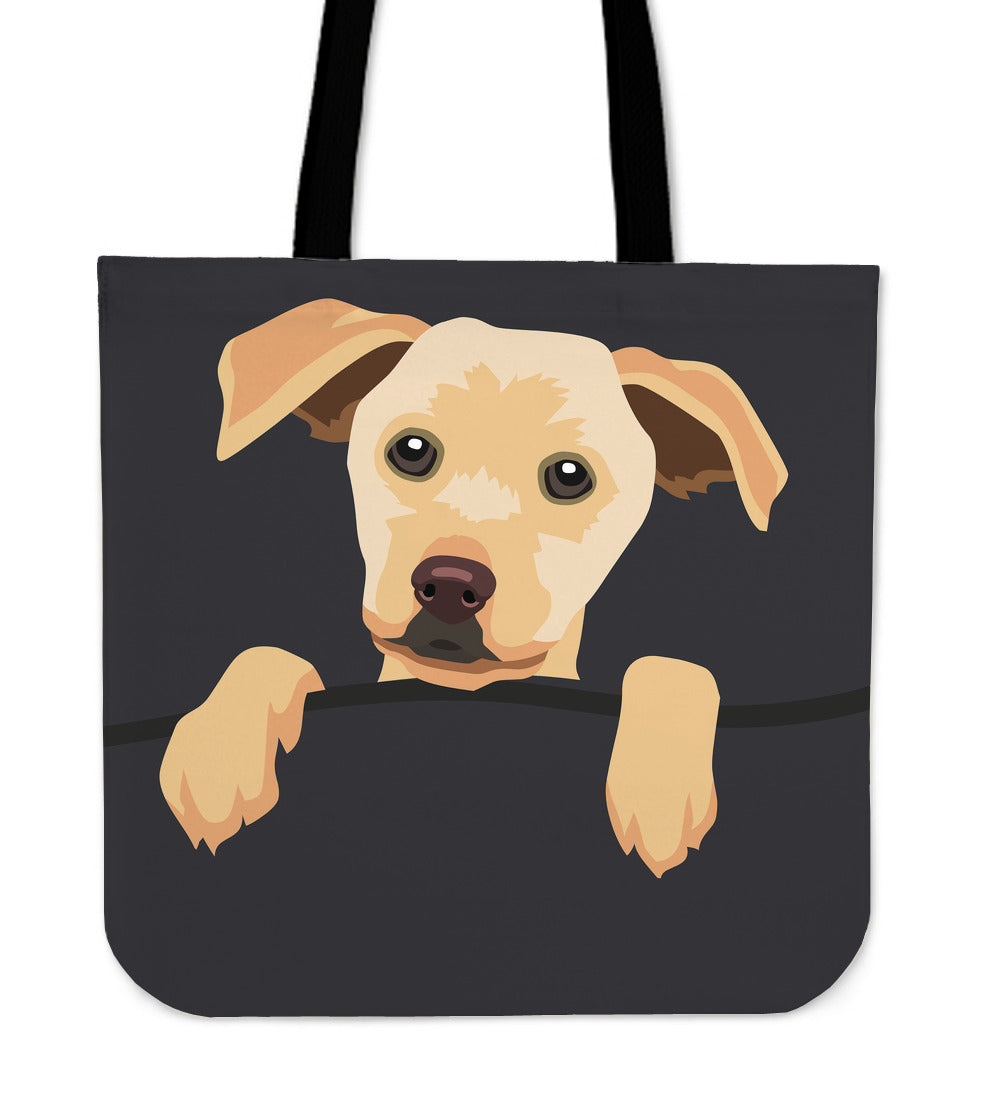 Popping Pup Chihuahua Cloth Tote Bag