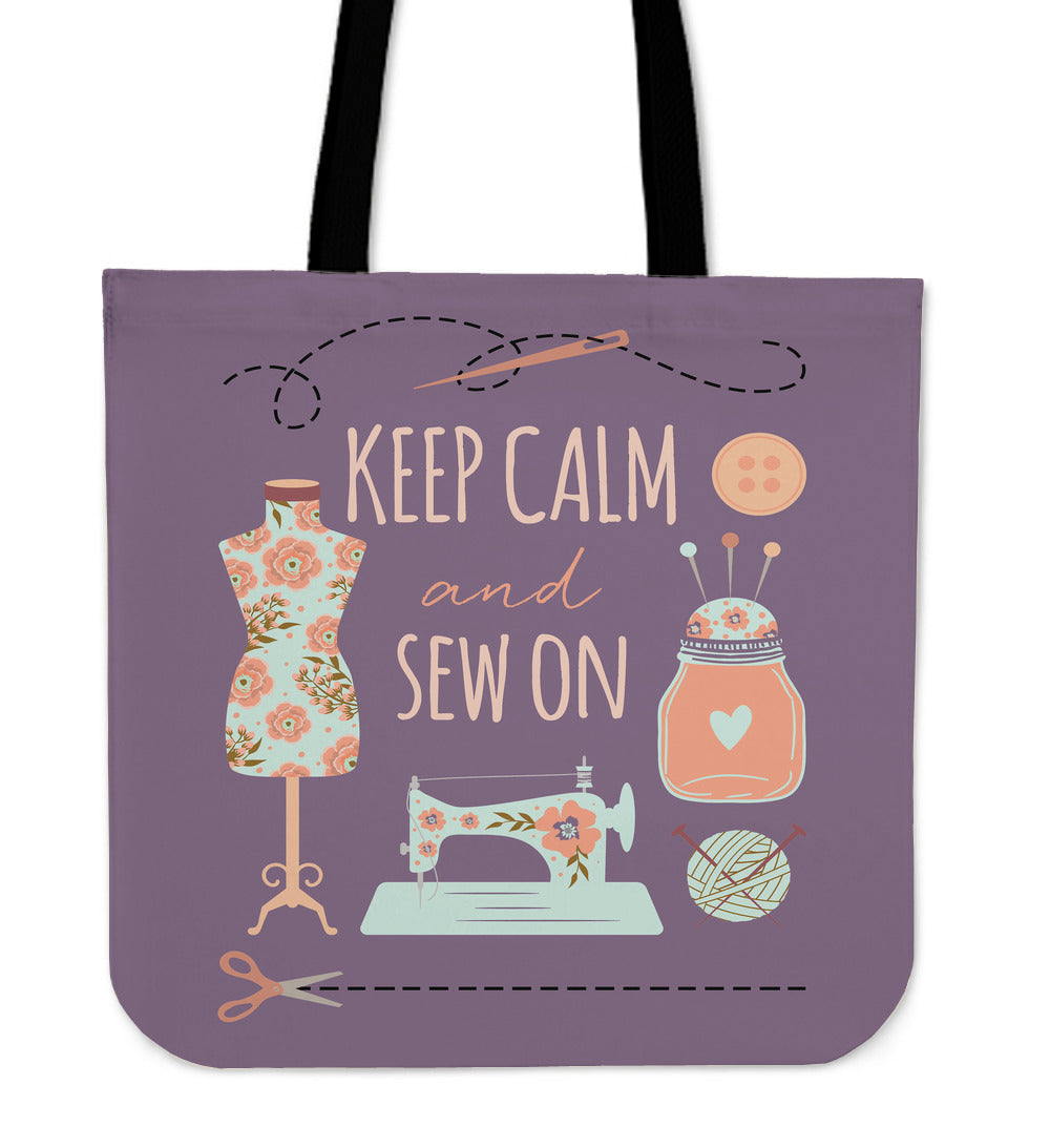 Sew On Linen Tote Bag
