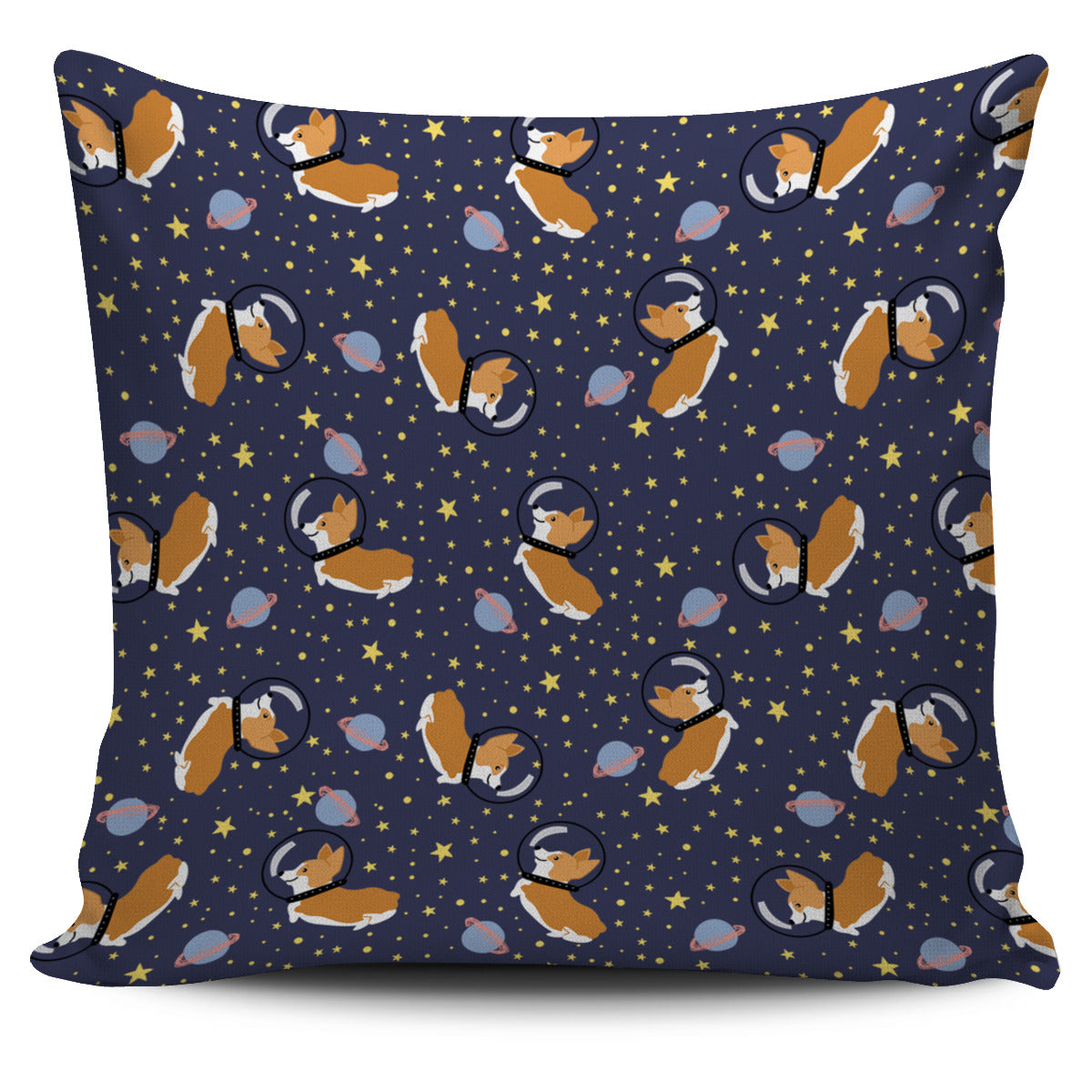 Space Corgi Pillow Cover