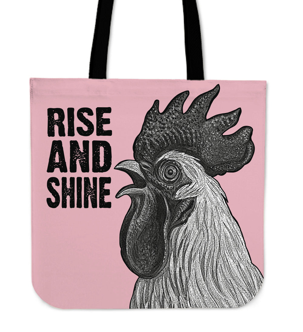 Rise And Shine Linen Tote Bag