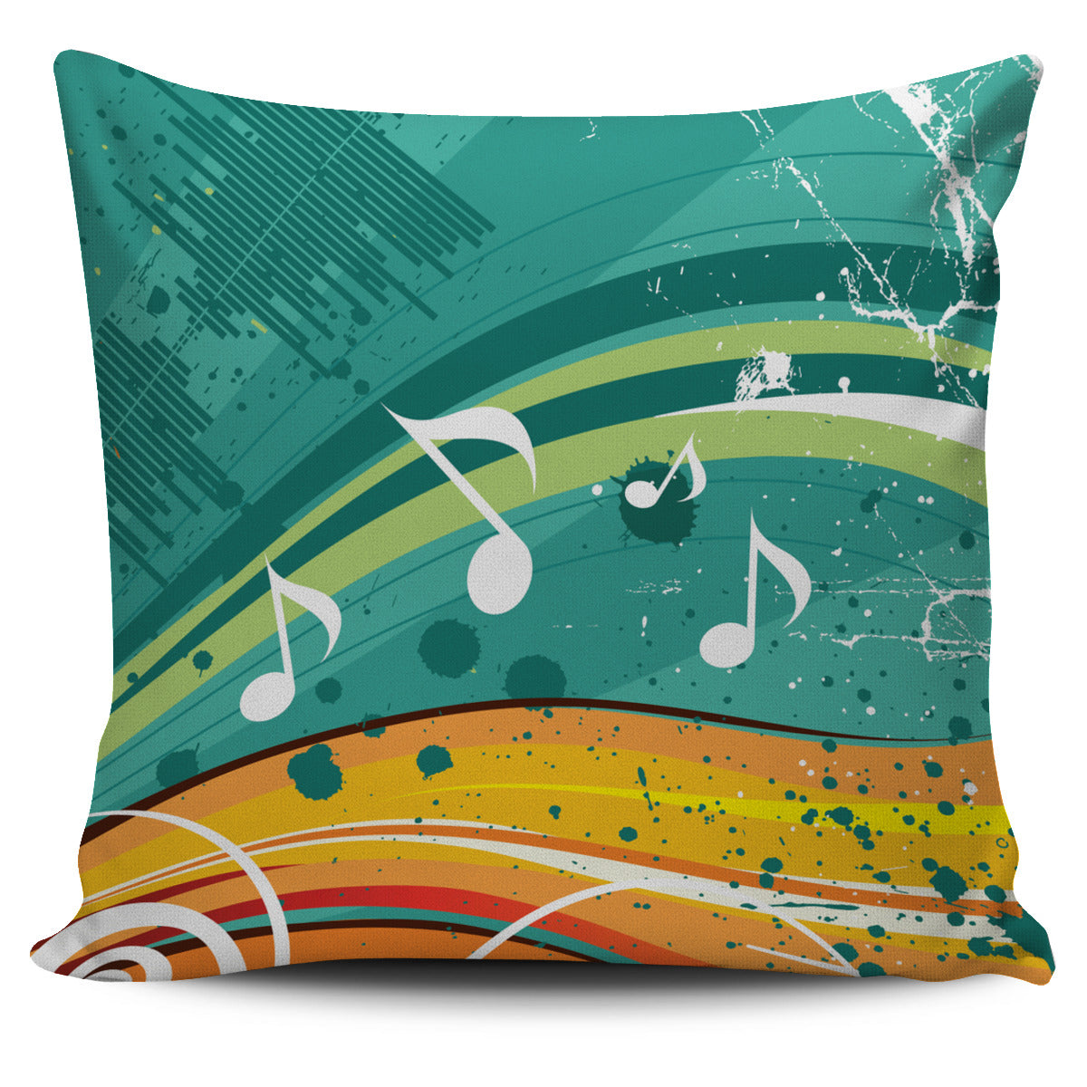 Funky Music Pillow Cover