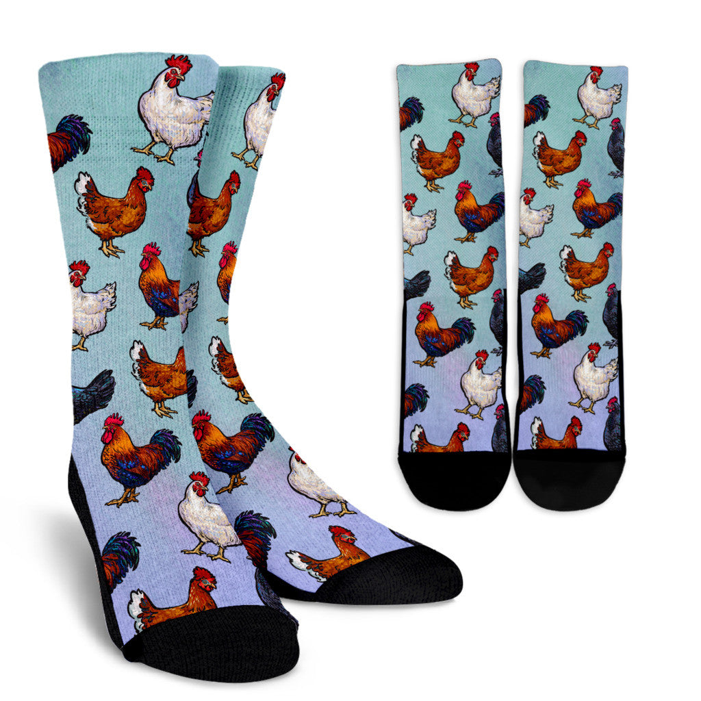 Farm Chicken Socks