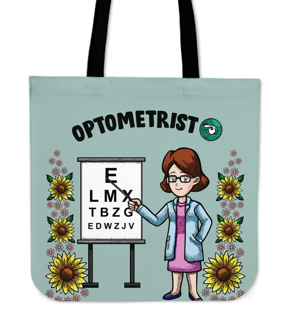 Optometrist Linen Tote Bag