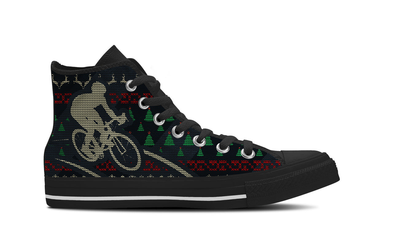 Bicycle Ugly Christmas Shoes