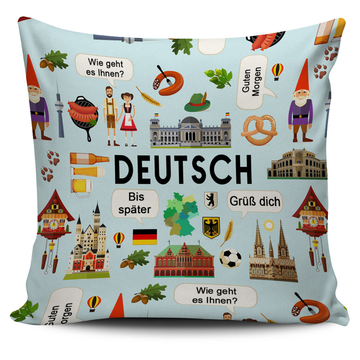 German Teacher Pillow Cover