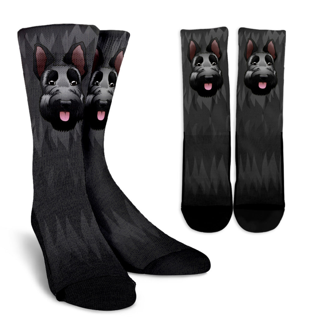 Real Scottish Terrier Socks