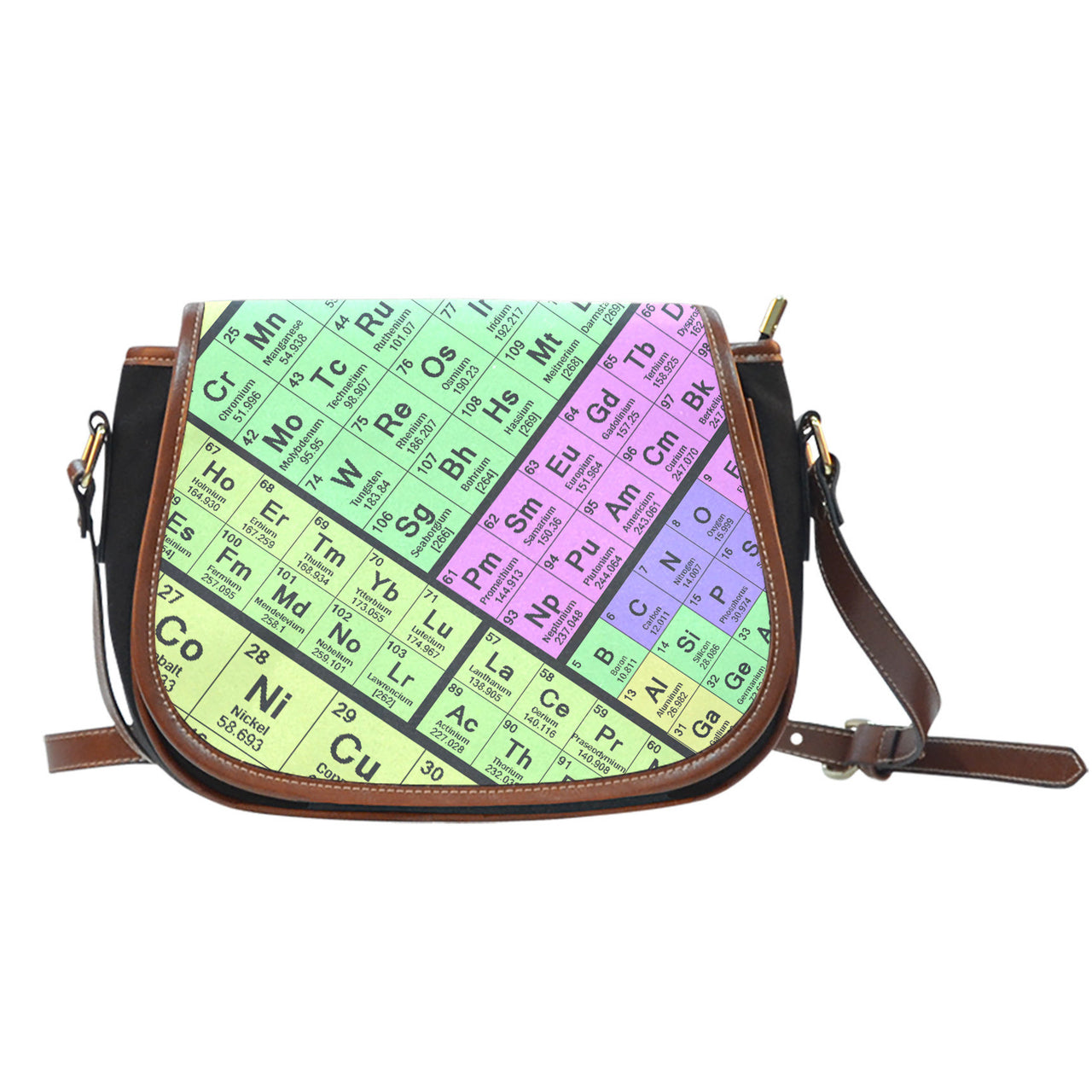 Periodic Table Saddle Bag