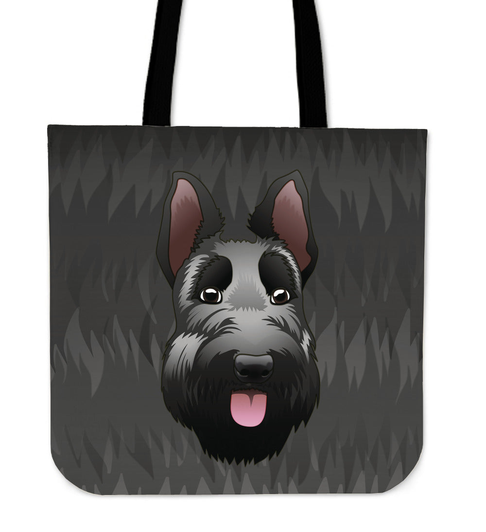 Real Scottish Terrier Cloth Tote Bag