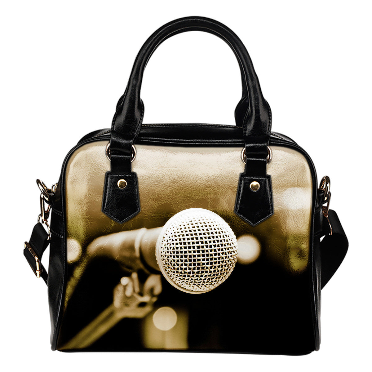 Singers Microphone Shoulder Handbag