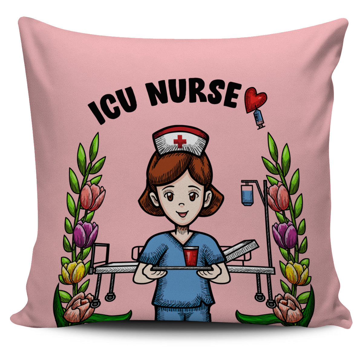 ICU Nurse Pillow Cover