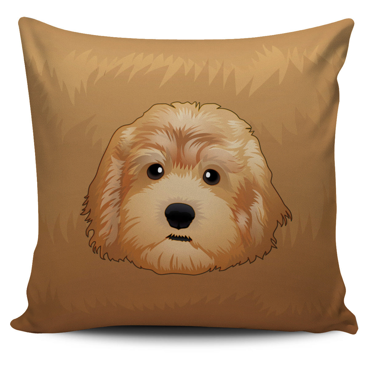 Real Goldendoodle Pillow Cover