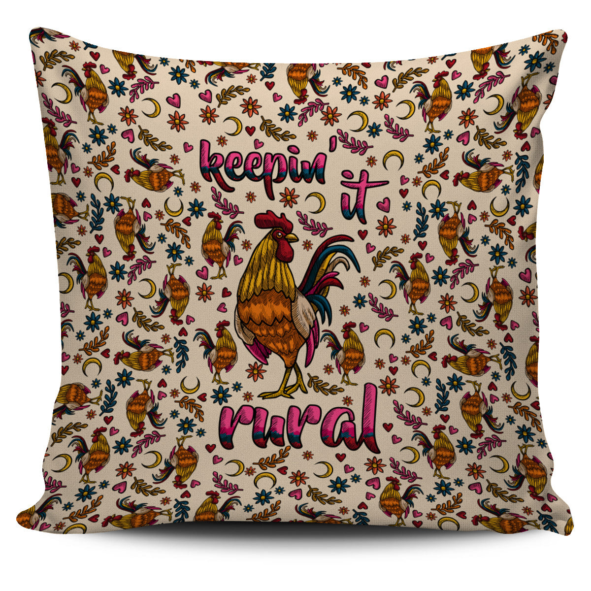 Keepin' It Rural Pillow Cover