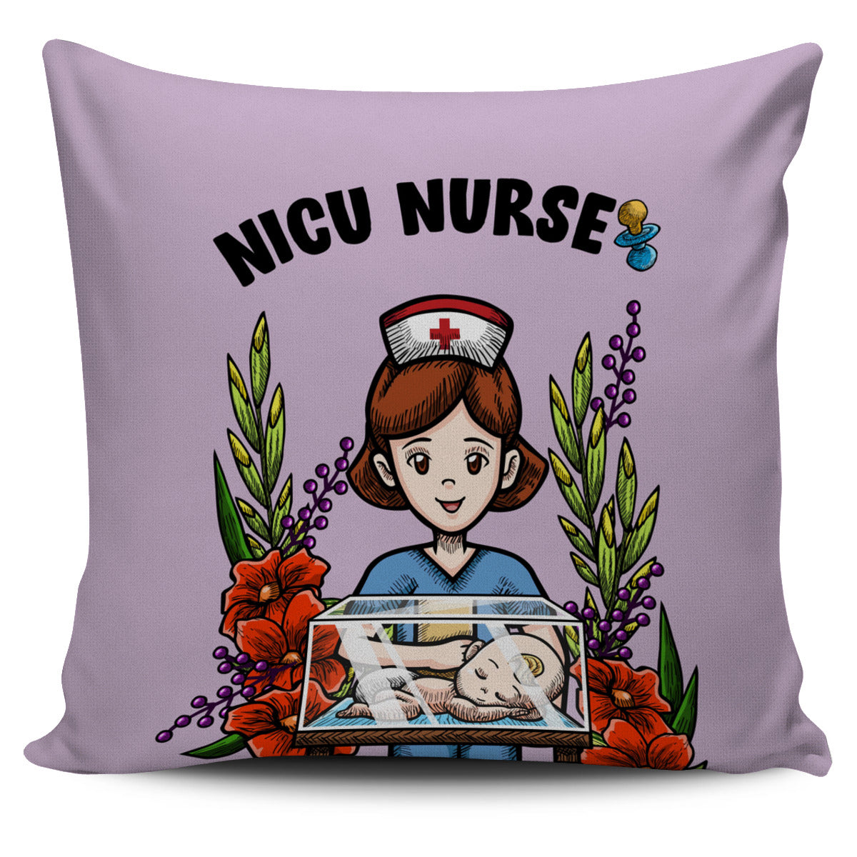 NICU Nurse Pillow Cover