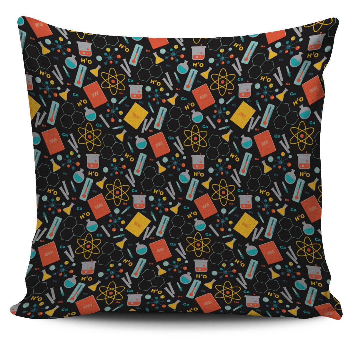 Scientist Pattern Pillow Cover